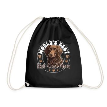 Retriever à poil plat Groovy Maman à poil plat - Sac de sport léger - noir - Devant