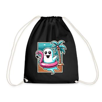 Idée de costume de style de vie effrayant d’Halloween d’été - Sac de sport léger - noir - Devant