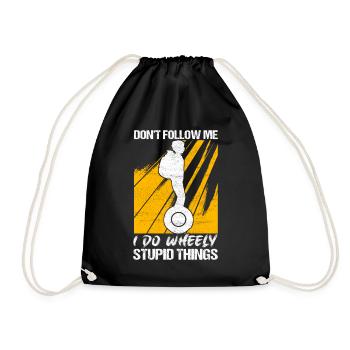 EUC Monowheel - Drawstring Bag - black - Front