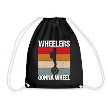 EUC Monowheel - Drawstring Bag - black - Front