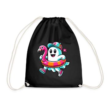 Été Halloween Drôle Mode de vie Rétro Vintage - Sac de sport léger - noir - Devant