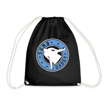 Sumo Fighter Daddy Sumo Wrestler Sumo Daddy Sumo - Drawstring Bag - black - Front