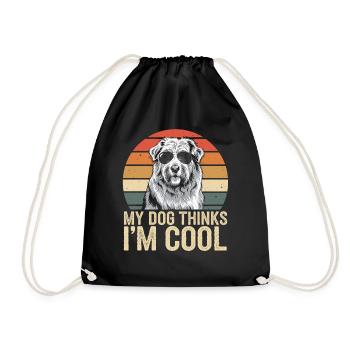 Maremma abruzzo shepherd Maremmano - Drawstring Bag - black - Front