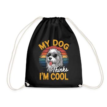 Maremma abruzzo shepherd Maremmano - Drawstring Bag - black - Front