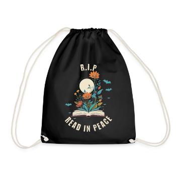 Drôle Livre Amoureux Design Effrayant Halloween - Sac de sport léger - noir - Devant
