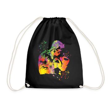 Boxing Fighter Enfants Boxer de match de boxe - Sac de sport léger - noir - Devant