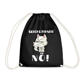 renard Tshirt Drôle Drôle Humour Sarcasme Ironie - Sac de sport léger - noir - Devant