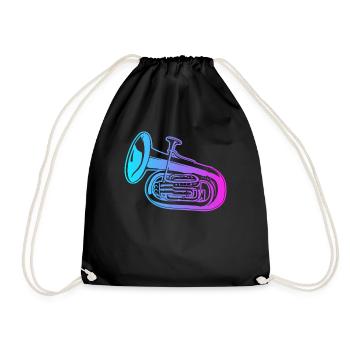 Instrument Euphoniste Euphonium Joueur Euphonium - Sac de sport léger - noir - Devant