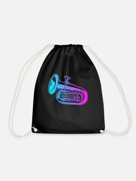 Instrument Euphonist Euphoniumist Spieler Euphonium - Turnbeutel - Schwarz