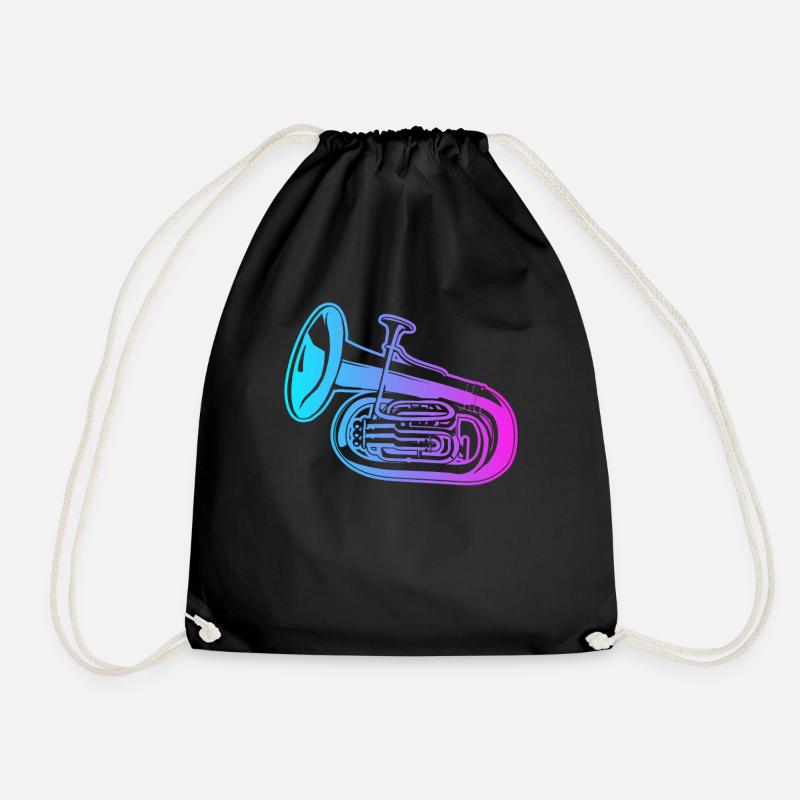 Instrument Euphonist Euphoniumist Spieler Euphonium - Turnbeutel - Schwarz