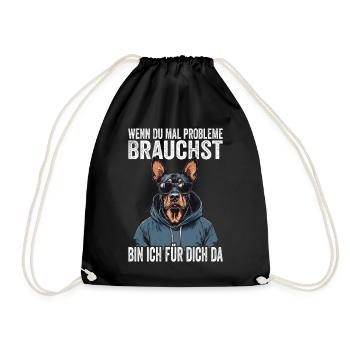 Si jamais vous avez besoin de problèmes, je suis là pour vous - Sac de sport léger - noir - Devant