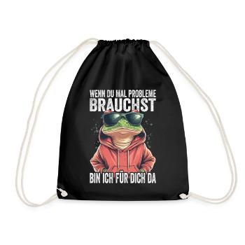 Si jamais vous avez besoin de problèmes, je suis là pour vous - Sac de sport léger - noir - Devant