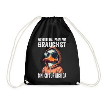 Si jamais vous avez besoin de problèmes, je suis là pour vous - Sac de sport léger - noir - Devant