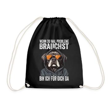 Si jamais vous avez besoin de problèmes, je suis là pour vous - Sac de sport léger - noir - Devant
