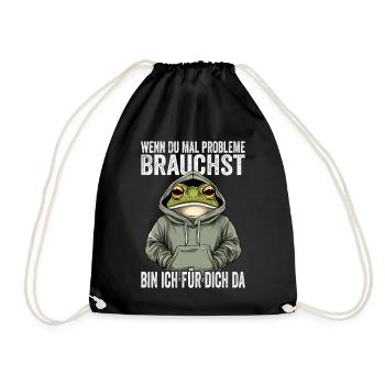 Si jamais vous avez besoin de problèmes, je suis là pour vous - Sac de sport léger - noir - Devant