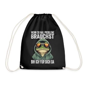 Si jamais vous avez besoin de problèmes, je suis là pour vous - Sac de sport léger - noir - Devant