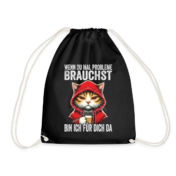 Si jamais vous avez besoin de problèmes, je suis là pour vous - Sac de sport léger - noir - Devant