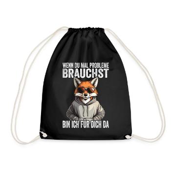 Si jamais vous avez besoin de problèmes, je suis là pour vous - Sac de sport léger - noir - Devant