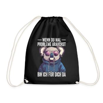 Si jamais vous avez besoin de problèmes, je suis là pour vous - Sac de sport léger - noir - Devant