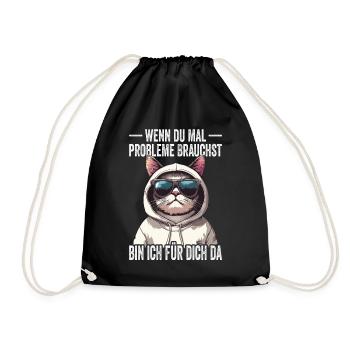 Si jamais vous avez besoin de problèmes, je suis là pour vous - Sac de sport léger - noir - Devant