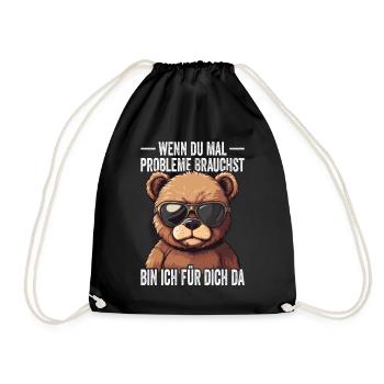 Si jamais vous avez besoin de problèmes, je suis là pour vous - Sac de sport léger - noir - Devant