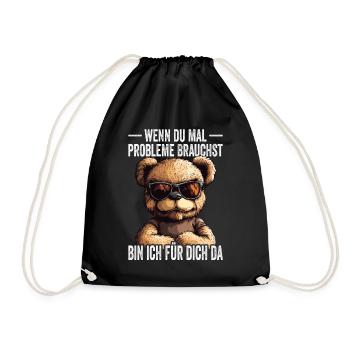 Si jamais vous avez besoin de problèmes, je suis là pour vous - Sac de sport léger - noir - Devant
