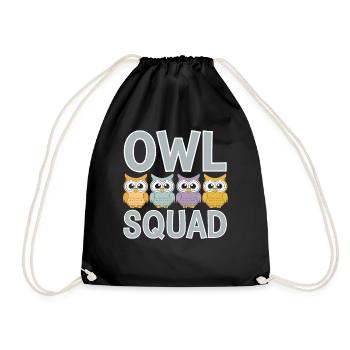 Owl Group Design Owl Squad - Sac de sport léger - noir - Devant