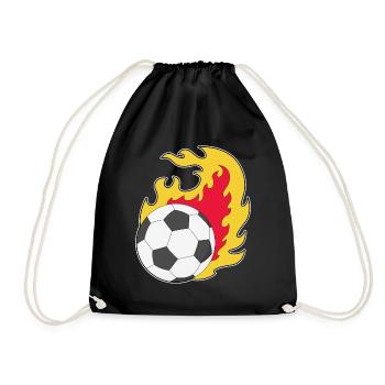 Fireball Football - Drawstring Bag - black - Front