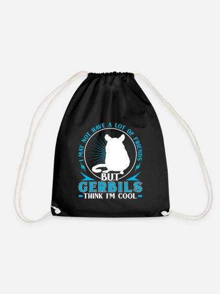 Une gerbille pense que je suis cool Gerbille rongeur - Sac de sport léger - noir