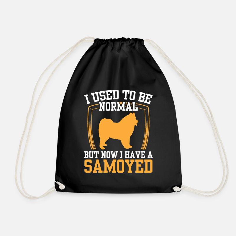 Samojede war mal normal Samojedenspitz Samojede - Turnbeutel - Schwarz