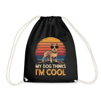 Yorkshire Terrier Yorkie Propriétaire de chien Cool - Sac de sport léger - noir - Devant