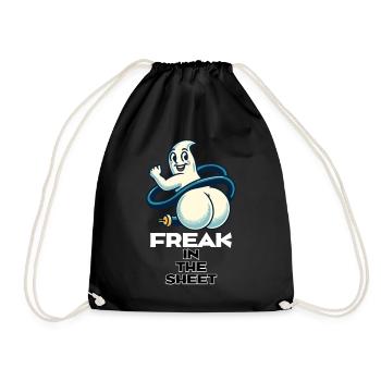 Freak sous la feuille drôle de conception fantôme - Sac de sport léger - noir - Devant