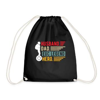 EUC Monowheel - Drawstring Bag - black - Front