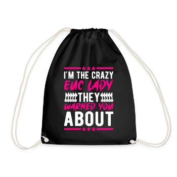 EUC Monowheel - Drawstring Bag - black - Front