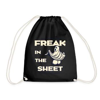 Ghost Freak Shows Butt Humorous Sarcastic - Drawstring Bag - black - Front