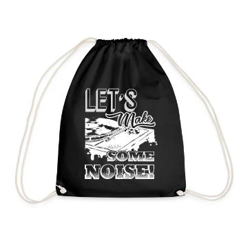 DJ DJ Let's Make Some Noise - Drawstring Bag - black - Front