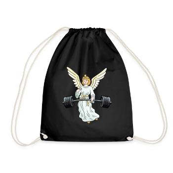 Dumbbells Weight Sports Heavenly Angel Weight Sport - Drawstring Bag - black - Front