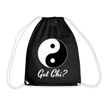 Yin Yang Tai Chi - Sac de sport léger - noir - Devant