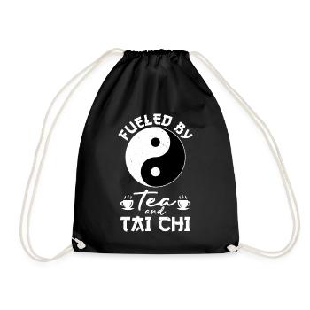 Yin Yang Tai Chi - Sac de sport léger - noir - Devant