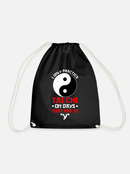 Yin Yang Tai Chi - Turnbeutel - Schwarz