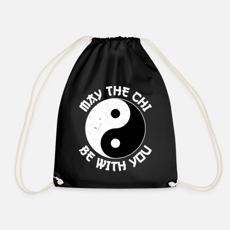 Yin Yang Tai Chi - Turnbeutel - Schwarz