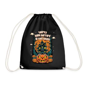 Theres Some Horrors In This House - Drawstring Bag - black - Front