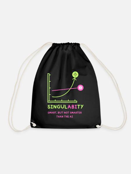 Abitur Abi Artificial Intelligence AI Degree AI - Drawstring Bag - black