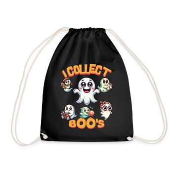 Je collectionne Boos Funny Ghost Collector Vintage - Sac de sport léger - noir - Devant