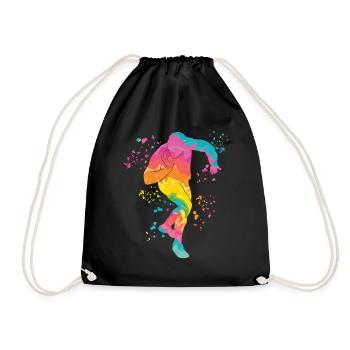 Lanceur de poids Colorsplash Lancer de poids - Sac de sport léger - noir - Devant