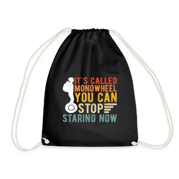 EUC Monowheel - Drawstring Bag - black - Front