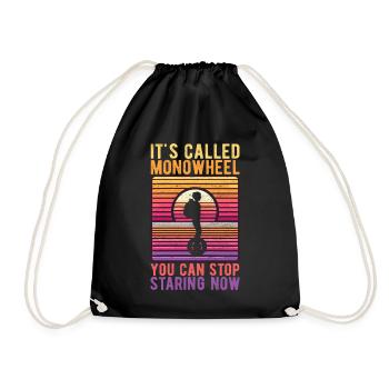 EUC Monowheel - Drawstring Bag - black - Front