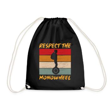 EUC Monowheel - Drawstring Bag - black - Front