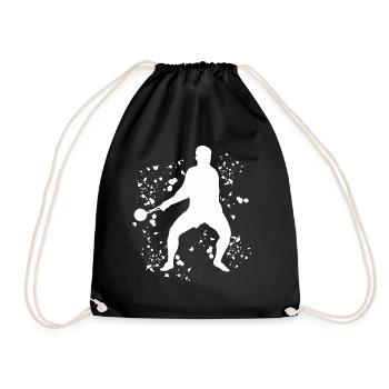 Hammer Thrower Colorsplash Hammer throwing - Drawstring Bag - black - Front