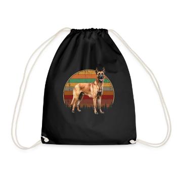 Belgian Malinois - Turnbeutel - Schwarz - Vorne